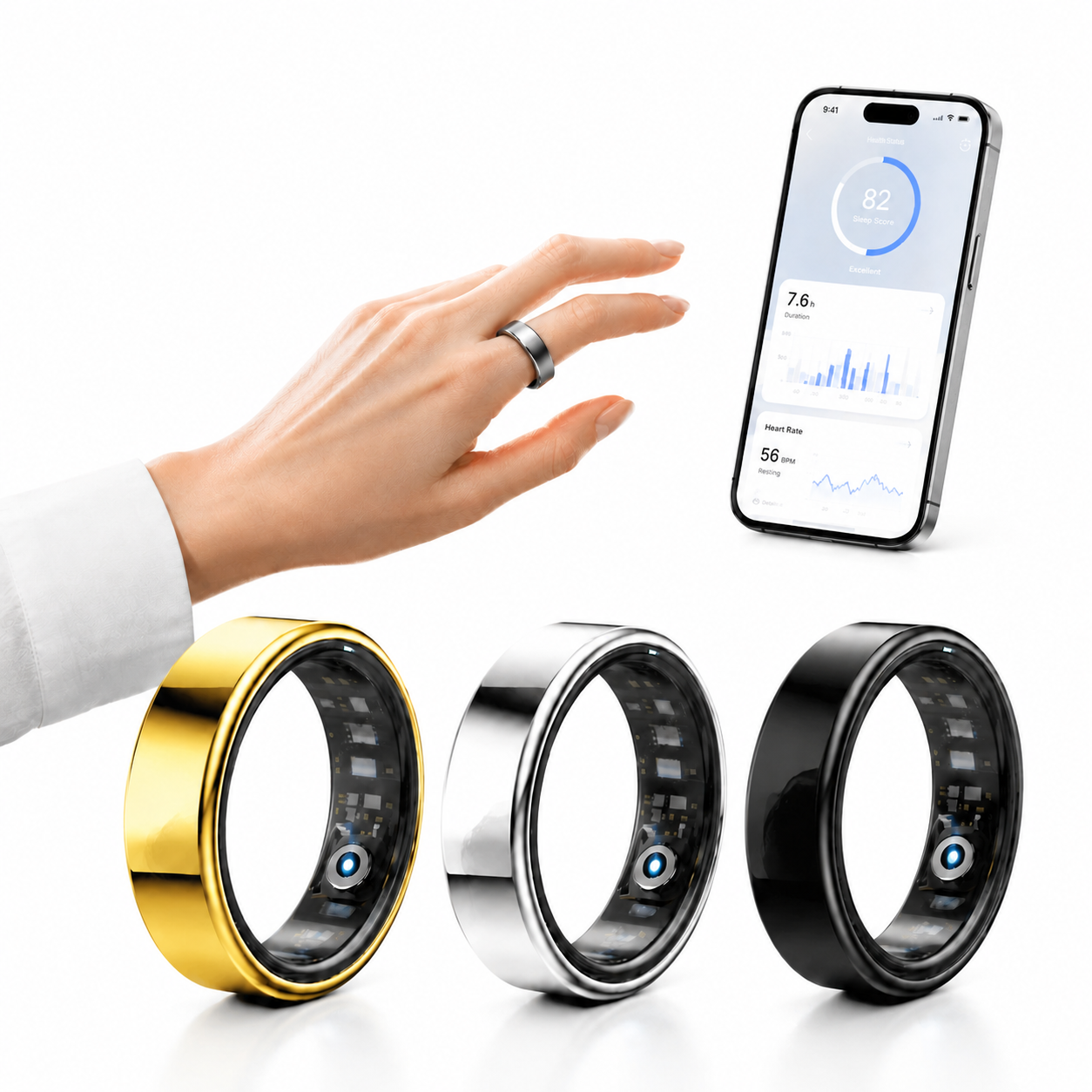 Gymnastics Rings - Women Men Fashion Smart Ring Fitness
