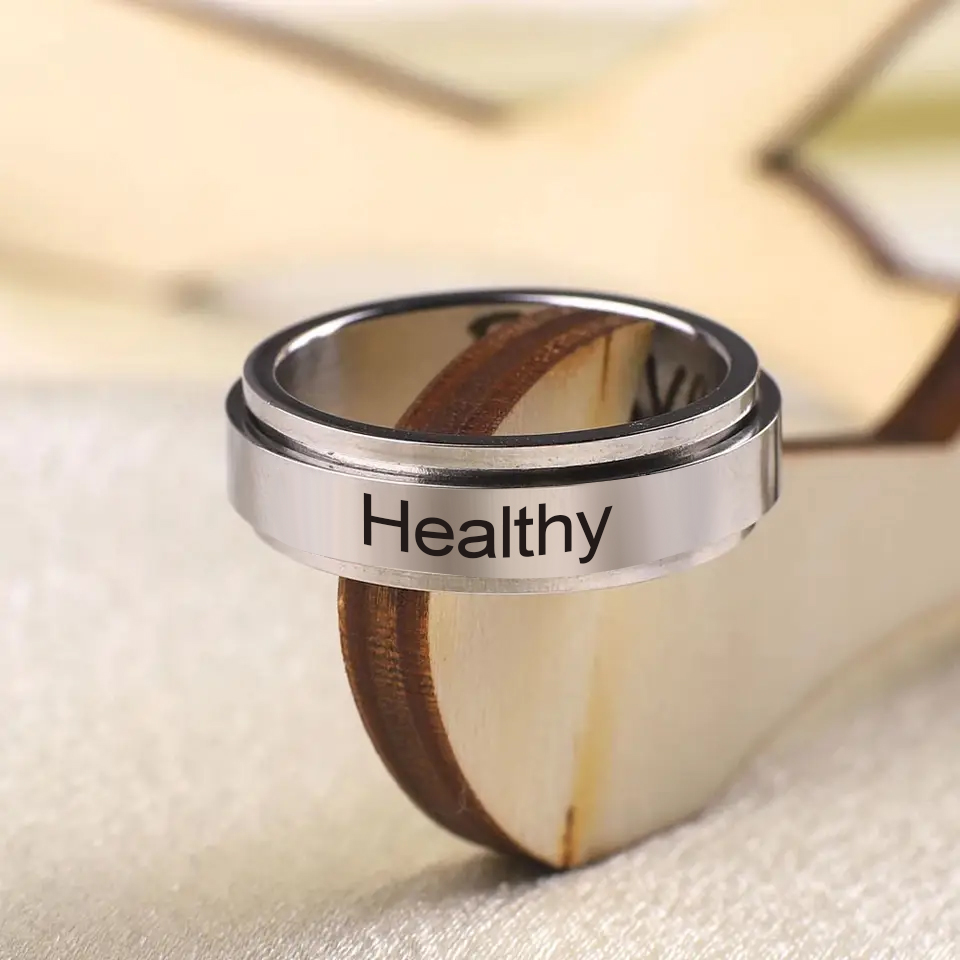Gymnastics Rings - COOLTIME Anxiety Relief Custom Engraved Name