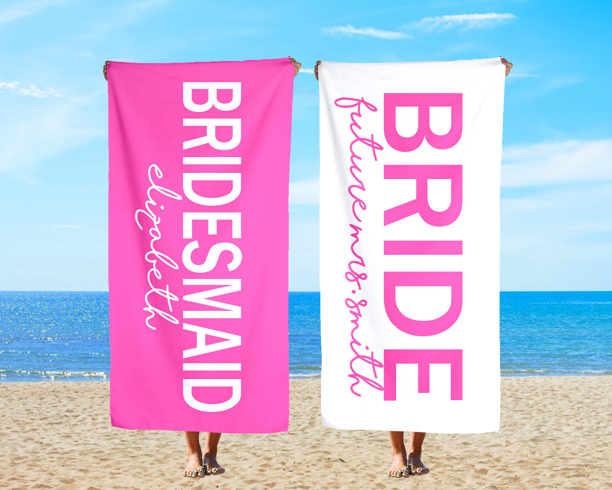 Yoga Fitness Name - Microfiber Quick Dry Beach Towel Personalized