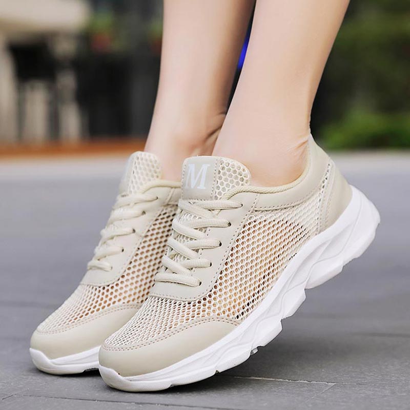 Yoga Fitness Reservation - Summer Breathable Sneakers Women Mesh Women's