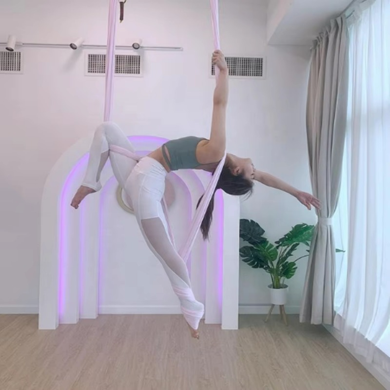 Yoga Swing Aerial - 8 Meters Professional Black Aerial Fitness