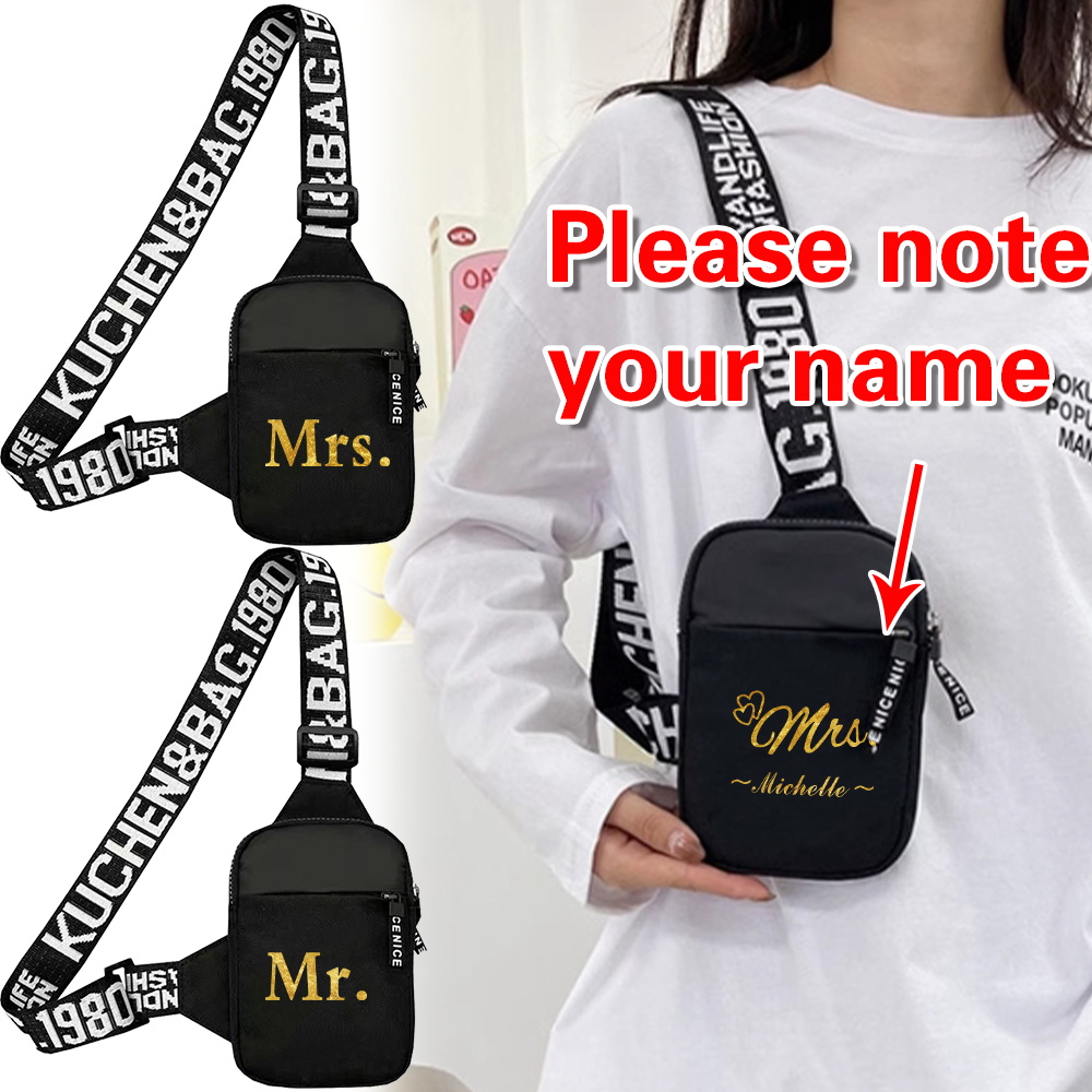 Yoga Fitness Name - Personalized Customized Name Chest Pack Fitness