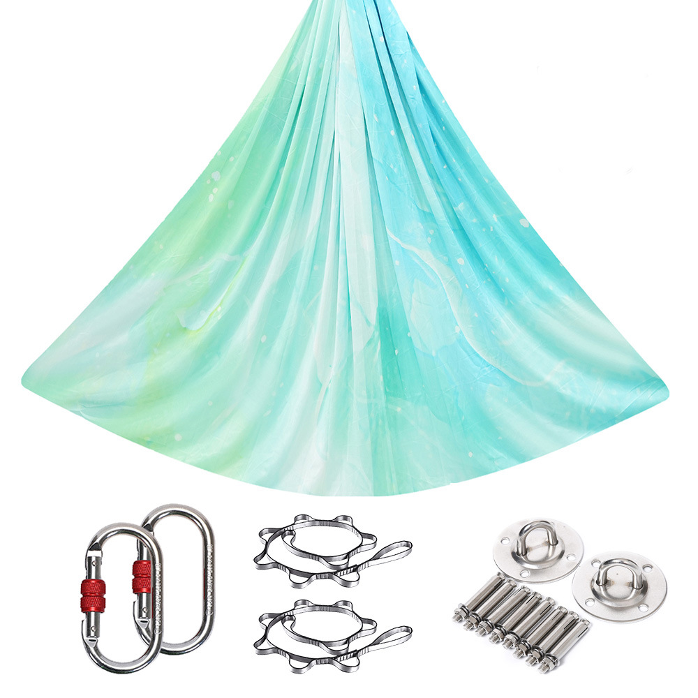 Yoga Swing Aerial - Colorful Gradient Print Elastic Durable Aerial