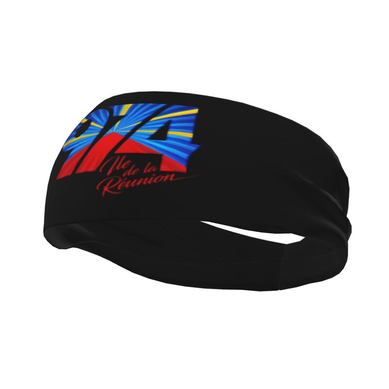Yoga Fitness Logo - 974 Reunion Island Logo Print Sports