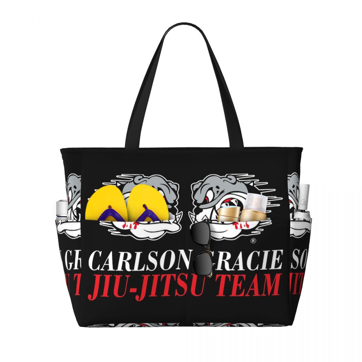 Yoga Fitness Logo - Carlson Gracie Jiu-Jitsu Team Logo Beach