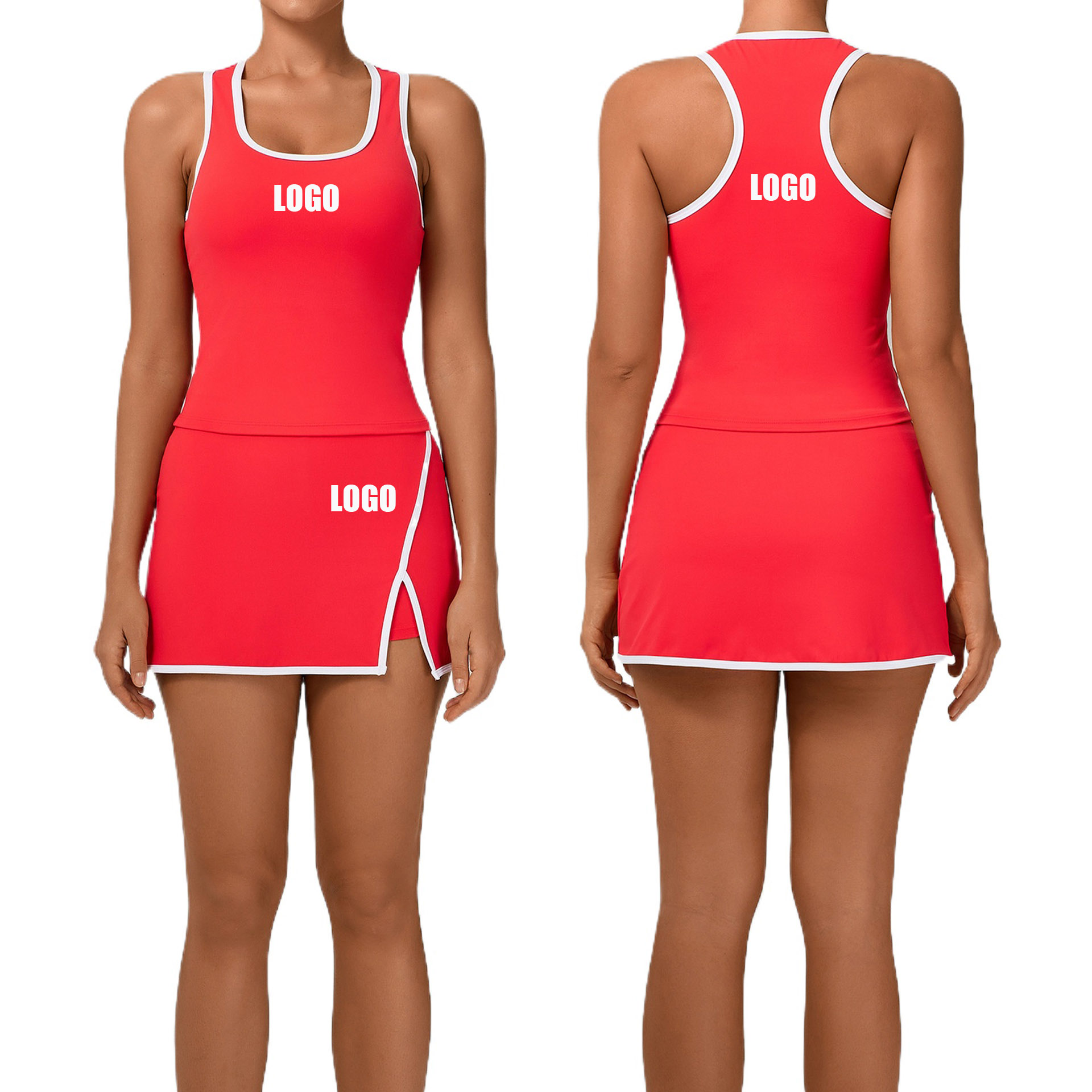 Yoga Fitness Logo - Custom LOGO women's new vest, short