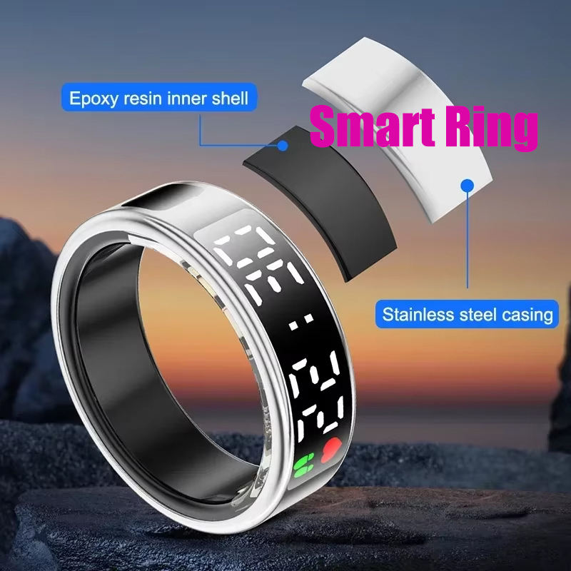 Gymnastics Rings - Fitness Sleep Smart Ring LED Display