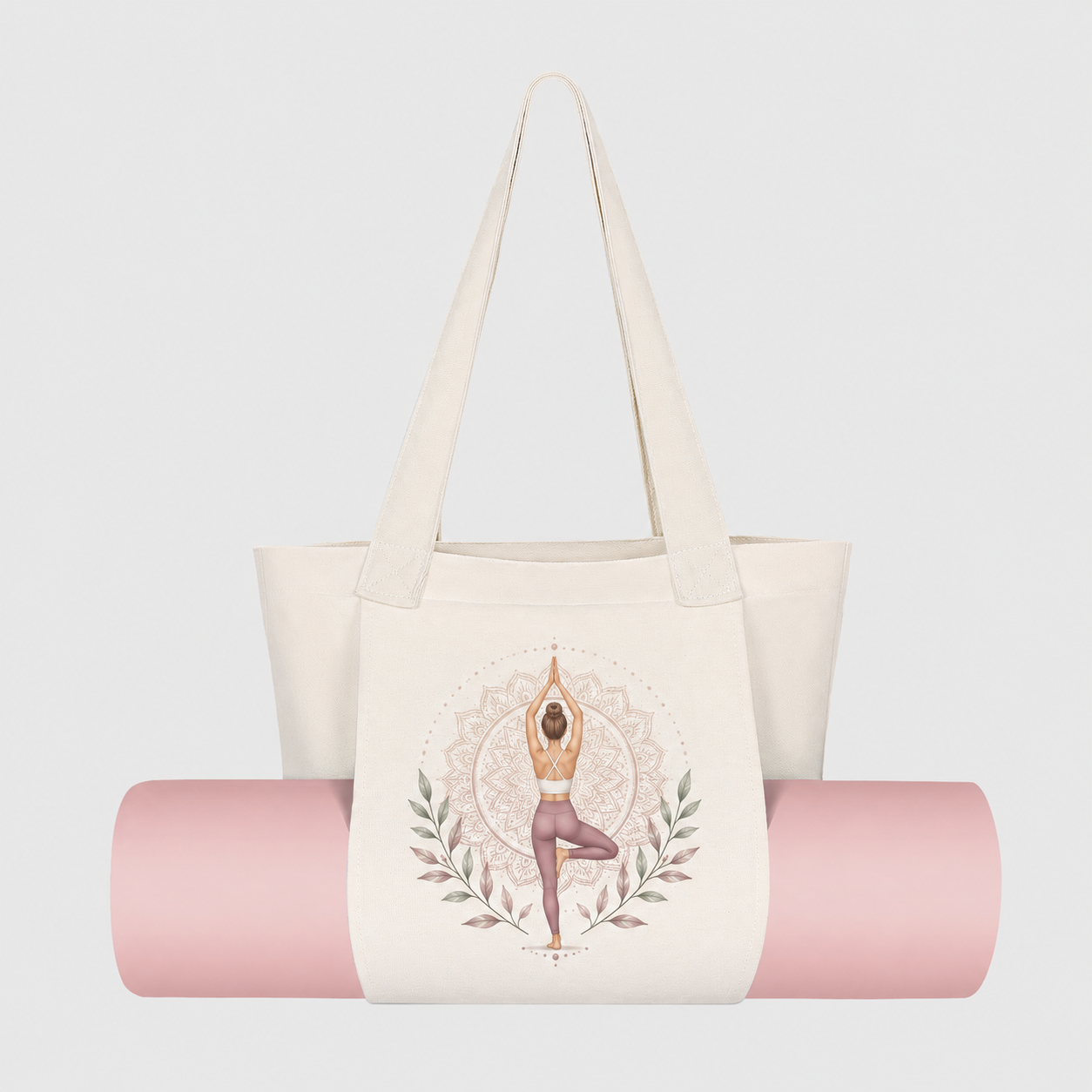 Yoga Fitness Name - Personalized Large Capacity Yoga Bags Custom