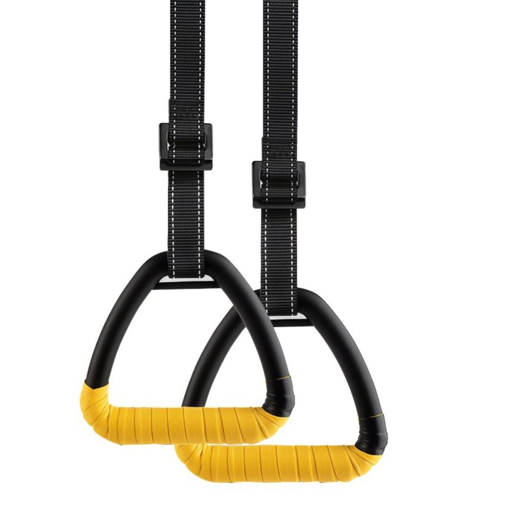 Gymnastics Rings - 1 Pair Premium No-Punch Gymnastic Rings