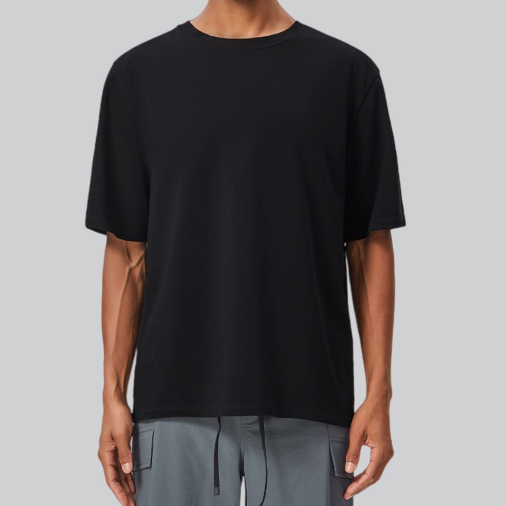 Men's Solid Color Running Spor - Yoga Fitness Logo review and price