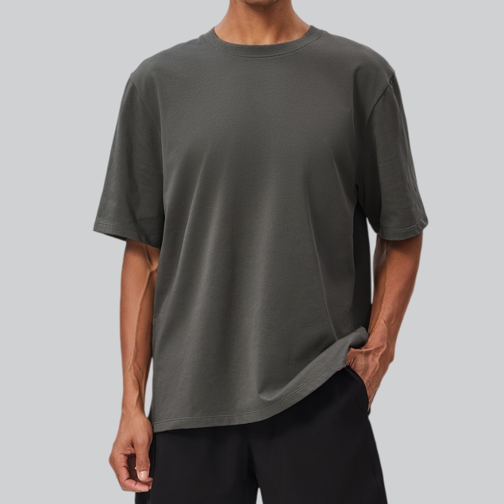 Men's Solid Color Running Spor - Yoga Fitness Logo review and price