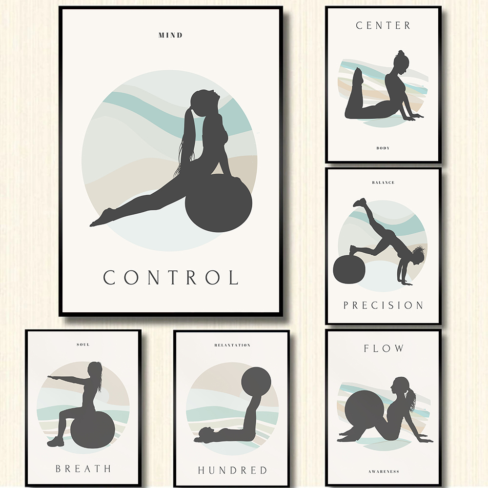 Minimalist Pilates Yoga Fitnes - Yoga Fitness Quotes review and price