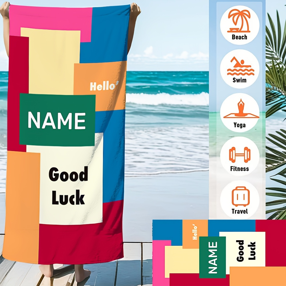 1pc Customized Name Patchwork  - Yoga Fitness Name review and price
