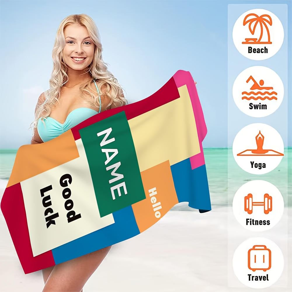 1pc Customized Name Patchwork  - Yoga Fitness Name review and price