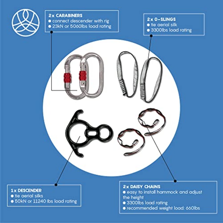 Aerial Silks Starter Kit - Dur - Yoga Swing Aerial review and price