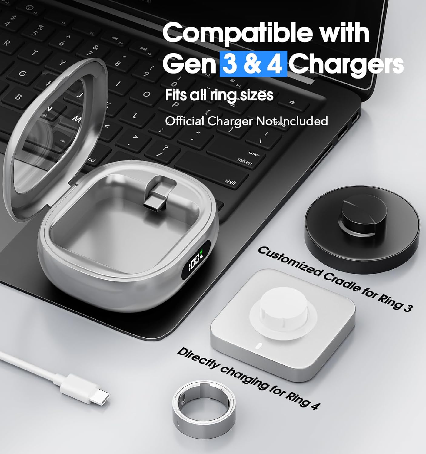 Smart Ring Charging Case Porta - Gymnastics Rings review and price