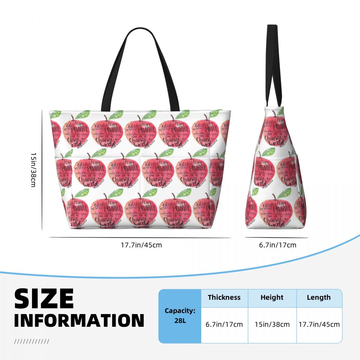 Teacher Quote Beach Tote Bag S - Yoga Fitness Quotes review and price