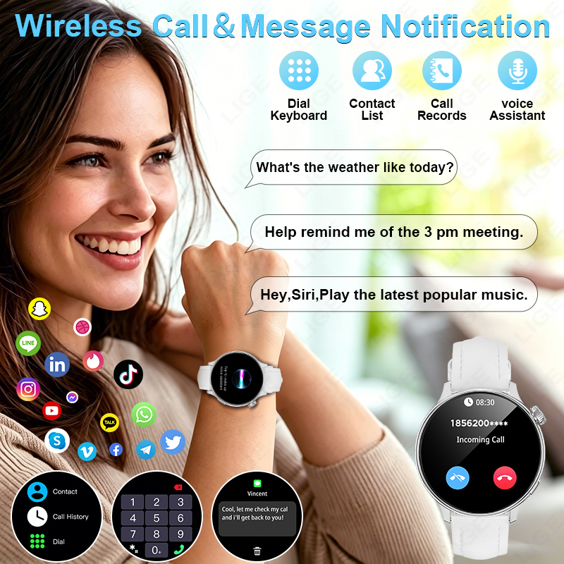 LIGE Sports Smart Watch for Wo - Oxygen Yoga & Fitness Yonge & Eglinton review and price