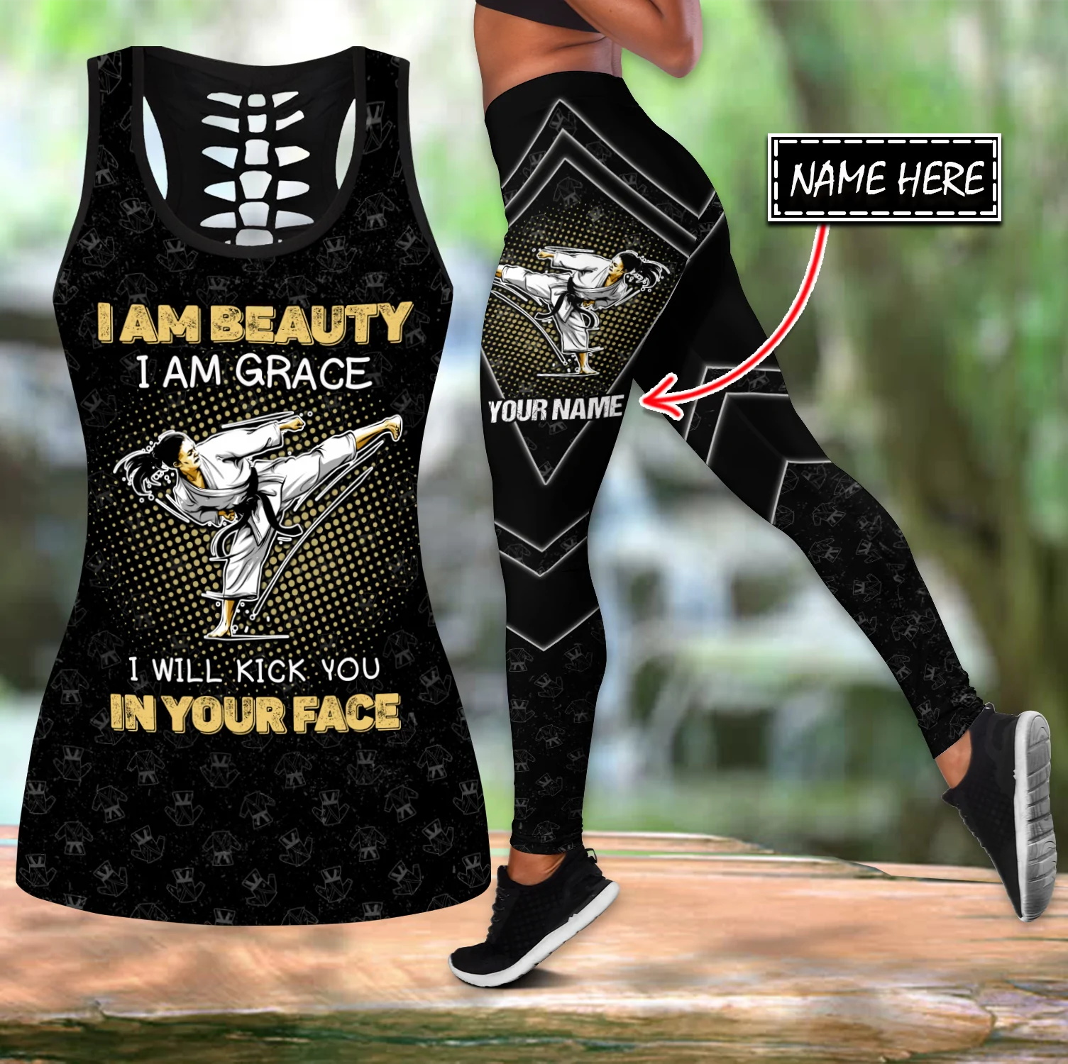 Customize Name Karate 3D Print - Yoga Fitness Name review and price