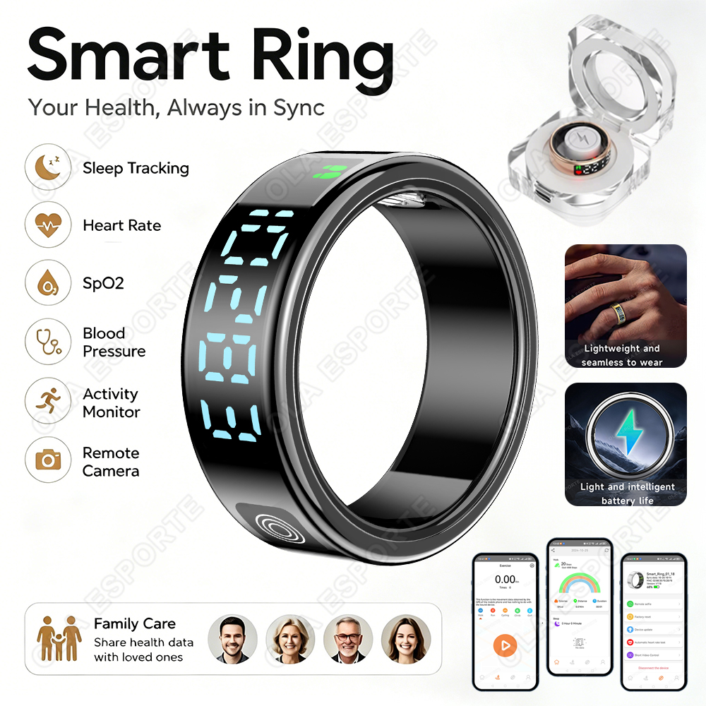 Smart Ring Digital Display Fit - Gymnastics Rings review and price