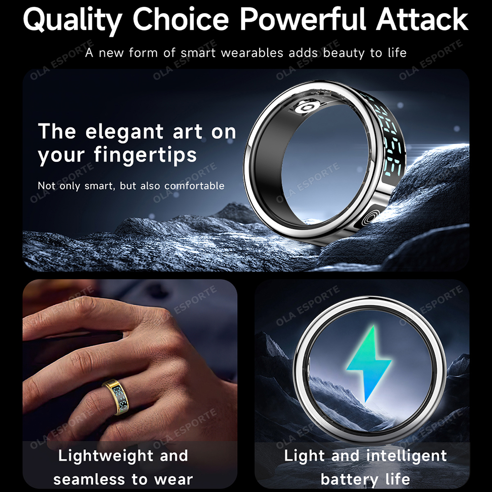 Smart Ring Digital Display Fit - Gymnastics Rings review and price