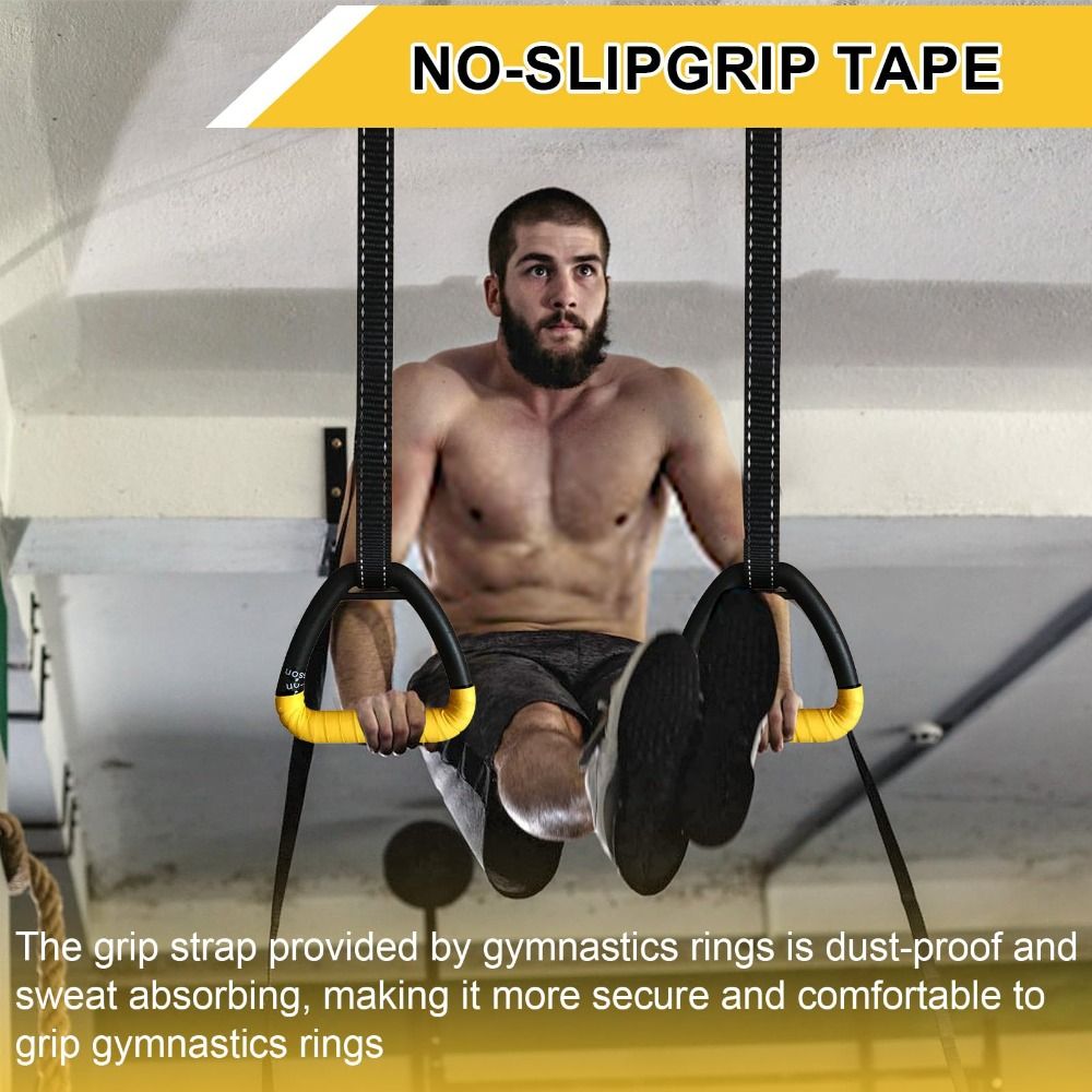 1 Pair Premium No-Punch Gymnas - Gymnastics Rings review and price